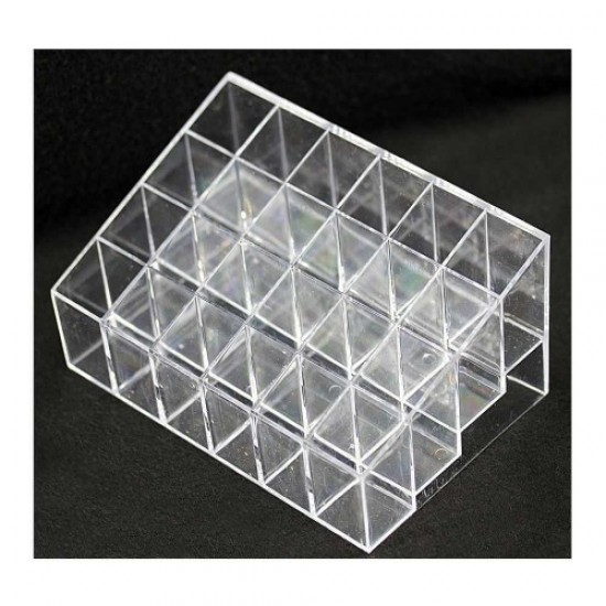 Suporte de batom transparente (24 peças)-57299-Китай-Porta-copos e organizadores