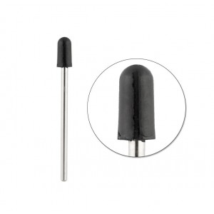 Rubber base for sand caps, D 5 mm, Korea nozzle for milling cutter 5x10 (rod with rubber cap)