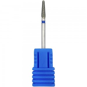 Diamond cutter long conical on a blue base No. 8