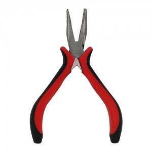 Pliers for clipping micro-rings for hair extensions