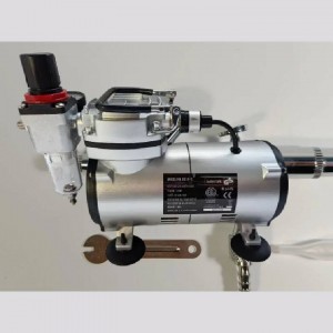 Compressor AS-18-2 for an airbrush without oil, with a reducer and a filter, FENGDA