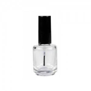 Bottle glass transparent with a brush 15ml