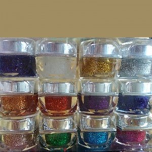 Set glittergels 5 ml