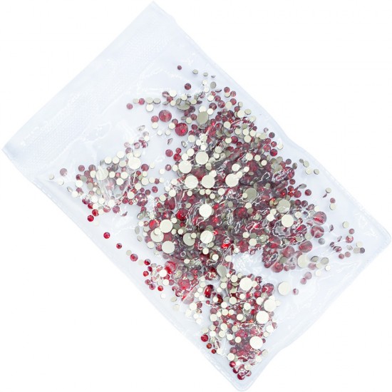 Swarovski stones glass of different sizes GARNET S3-SS12 1440 PCs., MIS160, 18996, Stones,  Health and beauty. All for beauty salons,All for a manicure ,All for nails, buy with worldwide shipping