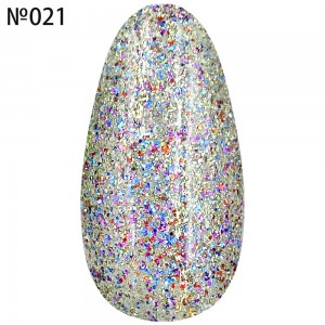 Блестящий гель-лак MASTER PROFESSIONAL DIAMOND 10ml №021 ,MAS100