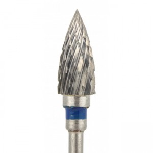 Carbide cutter Flame, notch Medium cruciform