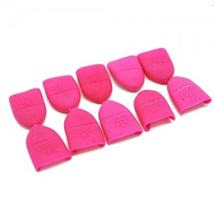  Fingertips for removing gel polish 10pcs (silicone)