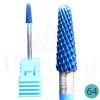 Fresa Carburo #64 azul con forma de cono estriado-2892-Китай-Fresadoras para manicura