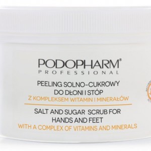 Peeling de sal y azúcar Podopharm con vitaminas y minerales 600 gr (PP27)