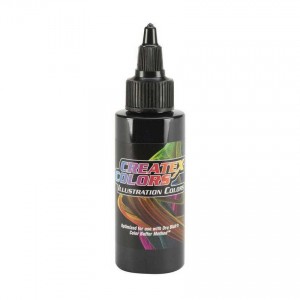  Createx Illustratie Ondoorzichtig Zwart (Zwart) 5078-01, 30 ml