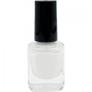  Stamping polish in a square bottle WHITE ,GLB035