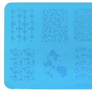 Metal stencil for stamping 6*12 cm XY-BEAUTY 24 ,MAS025