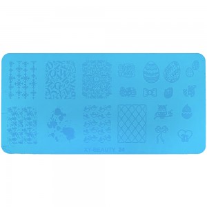 Metal stencil for stamping 6*12 cm XY-BEAUTY 24 ,MAS025