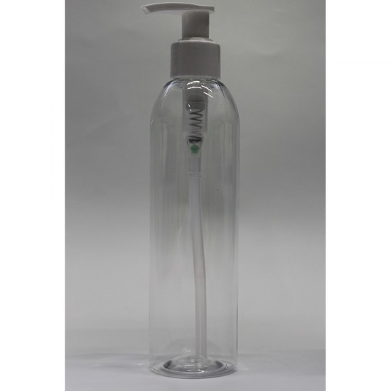 Flasche transparent mit langem Ausguss 250 ml, FFF-16638--Container