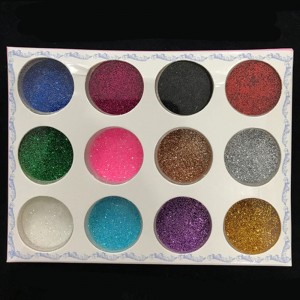  Set of multi-colored nail gloss 12 pcs MIS100