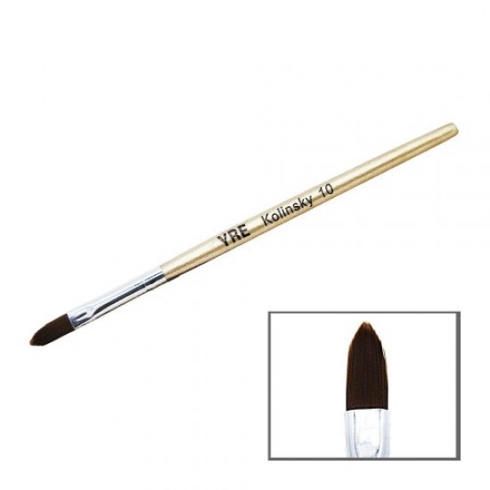 Acrylic brush No. 10 flat Kolinsky, 59111, Nails,  Health and beauty. All for beauty salons,All for a manicure ,Nails, buy with worldwide shipping