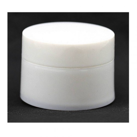 White jar 30gr high, 57512, Containers, shelves, stands,  Health and beauty. All for beauty salons,Furniture ,Stands and organizers, buy with worldwide shipping