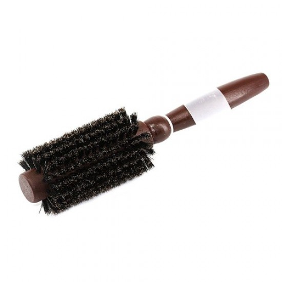 Round comb for styling ?18 (bristle/wooden handle), 57726, Hairdressers,  Health and beauty. All for beauty salons,All for hairdressers ,Hairdressers, buy with worldwide shipping
