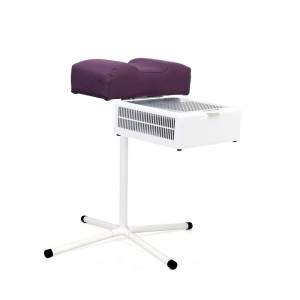 Pedicure stand with purple pillow,tripod,fixing of the desktop manicure and pedicure hood Teri 800 M,