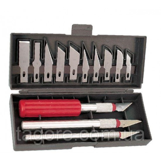 Set of scalpels 13 pcs.-tagore_HT-0525-TAGORE-Airbrushes