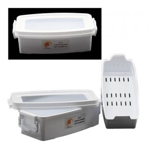 Sterilisatorcontainer voor vloeistof SH-04, voor manicure-, kappers- en cosmetologie-instrumenten, accessoires van metaal, plastic