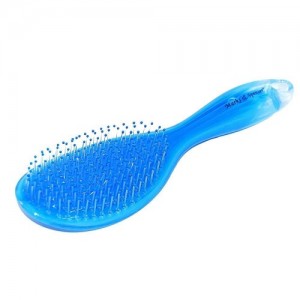  Peigne 1499 plastique bleu (manche transparent)