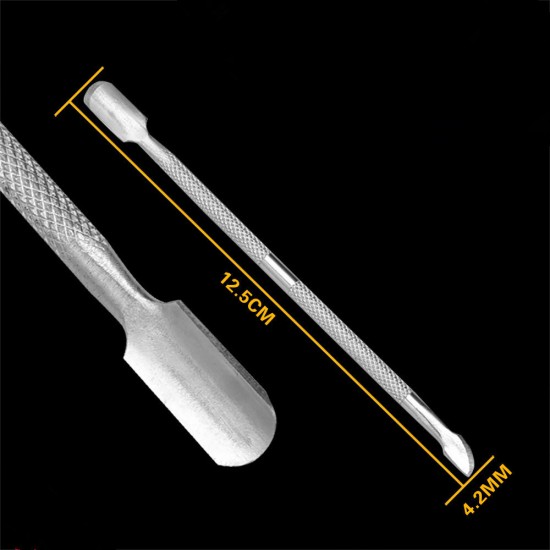 Pusher-Hatchet for cuticles stainless steel. Length 12.5 cm. Model 9013,LAK046, 18641, Posery,  Health and beauty. All for beauty salons,All for a manicure ,All for nails, buy with worldwide shipping