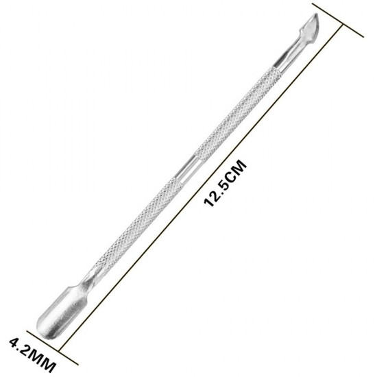 Drückerbeil für Nagelhaut Edelstahl. Länge 12,5 cm Modell 9013-18641-Китай-Maniküre-Werkzeuge