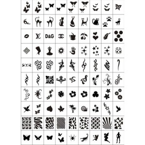  Stencils-stickers for nail art #2