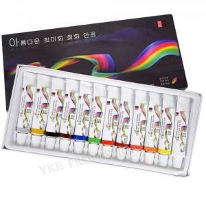  Pintura acrilica 12ml 12 colores