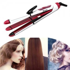 Lockenstab SH 8726 (3in1), Haarstyler, Lockenstab, Bügeleisen, Riffelung, Keramikbeschichtung, universelles Haarstylinggerät