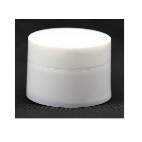 White jar 15gr high, 57518, Containers, shelves, stands,  Health and beauty. All for beauty salons,Furniture ,Stands and organizers, buy with worldwide shipping