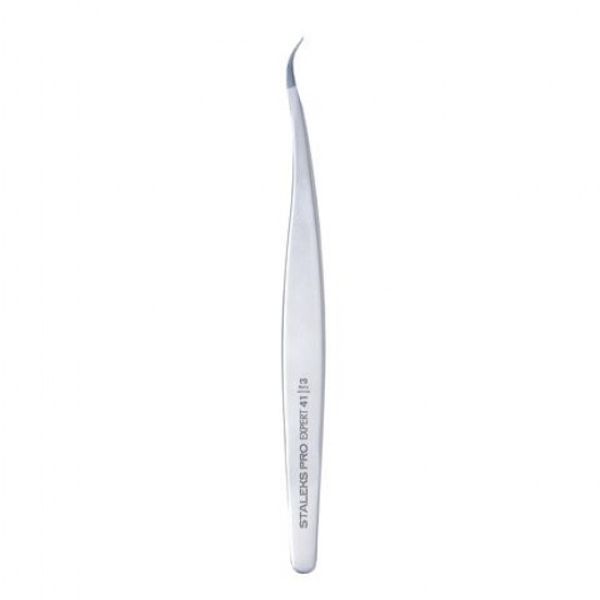 TE-41/3 professional tweezers for eyelashes EXPERT 41 TYPE 3 (curved), 33270, Tools Staleks,  Health and beauty. All for beauty salons,All for a manicure ,Tools for manicure, buy with worldwide shipping