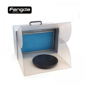 Caja de pintura BD-512A para aerógrafo, Fengda