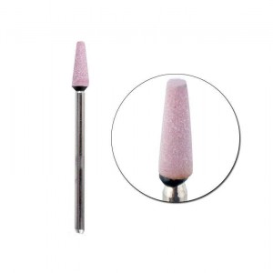 Nozzle corundum cone rounded pink stone