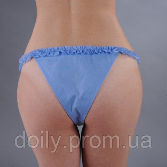 Kleedje gegolfde bikinibroekjes, (50 stuks/pk) van SMMS-33768-Doily-TM Deckchen