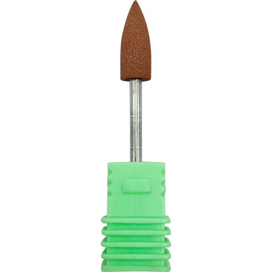 Silicone milling cutter with abrasive coating on a green base M 3/32 Large Barrel (O), MIS040, 17598, Cutter for manicure,  Health and beauty. All for beauty salons,All for a manicure ,All for nails, buy with worldwide shipping