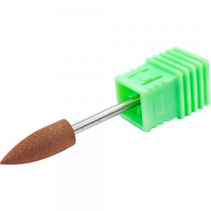  Silicone burr with abrasive coating on a green base M 3/32 Large Barrel (O)