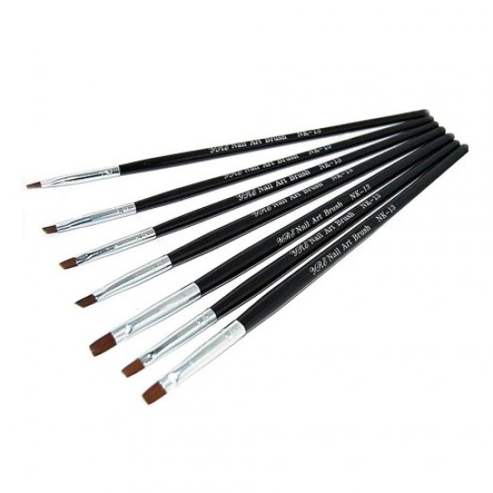 Set van 7 penselen voor Chinese schilderkunst (zwart handvat)-59065-China-Penselen