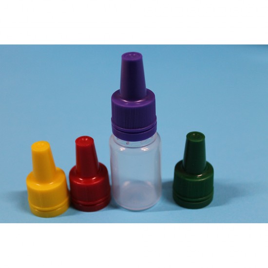 Bottle of 12 ml with a yellow cap, FFF-16635--Container
