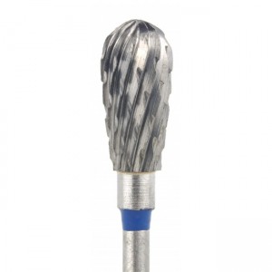 Carbide cutter Reverse taper, notch Medium, blue, gel polish removal, callus treatment, does not form dust