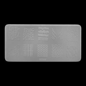  Stencil for stamping 6*12 cm plastic DXE20 ,MAS045