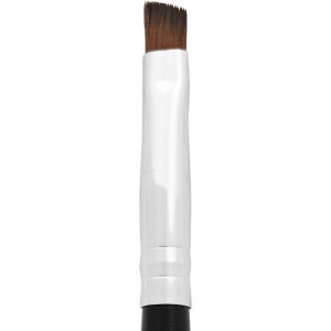  Brush for gel Gloris SLOPED with black handle №6 ,LAK040