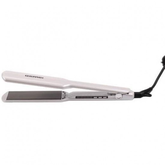 Plancha de pelo Gemei GM-419, para profesionales, calentamiento rápido, para todo tipo de cabello, para alisado de keratina-60559-China-Todo para la manicura
