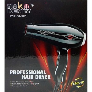 Secador de cabelo KM 5871 secador de cabelo, styling