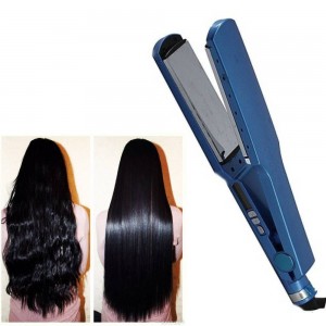 Professional iron 2091, hair straightener, iron, curling iron, tongs, uniform heating, perfectly straight hair