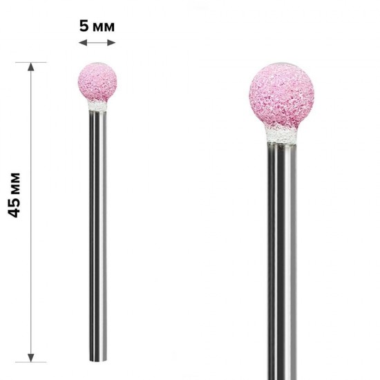 Cortador de corindón bola piedra rosa (pequeño)-32886-Baehr-Consejos para la manicura