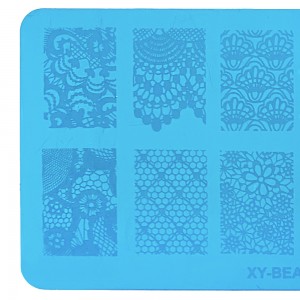  Metal stencil for stamping 6*12 cm XY-BEAUTY 19 ,MAS025
