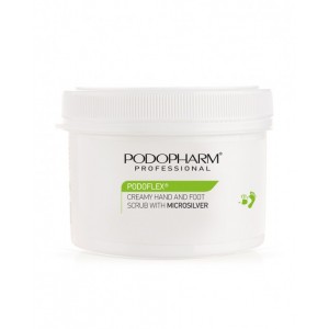 Crema exfoliante para manos y pies Podopharm con microplata 600 ml (PP10)