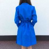 Bathrobe with buttons BLUE size 48, DDD, 18816, Clothing,  Health and beauty. All for beauty salons,All for a manicure ,All for nails, buy with worldwide shipping
